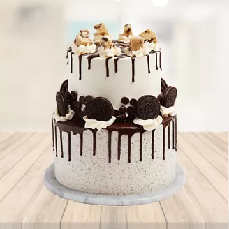 Oreo Chocolate 2 Tier Cake