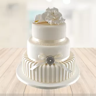 Premium Vanilla 3 Tier Cake