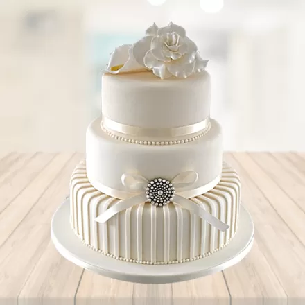 Premium Vanilla 3 Tier Cake