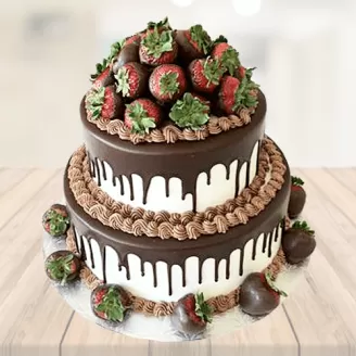 Premium Chocolate 2 Tier Cake