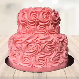 Bella Rose 2 Tier Cake