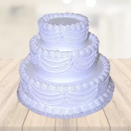 Pure Vanilla 3 Tier Cake