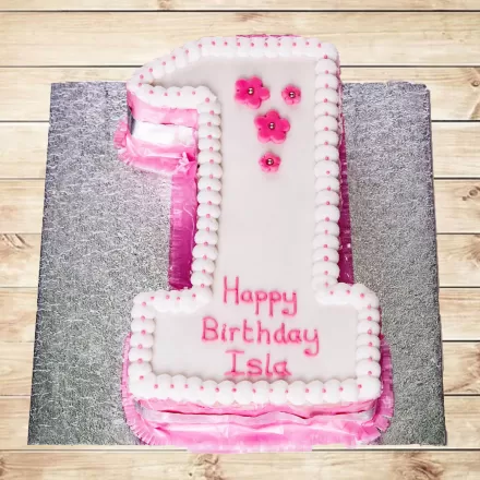 1st Birthday Cake For Princess | 1st Birthday Cakes For Baby Girl Princess  With Name