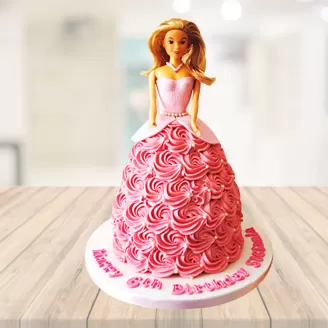 Princess Barbie Doll Cake