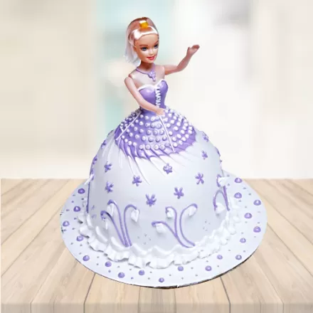 Premium Cute Princess Barbie Doll Cake