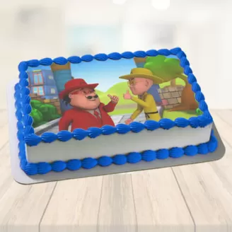 Motu Patlu Photo Cake