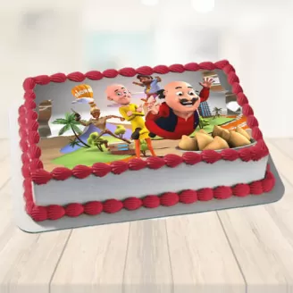 Motu Patlu Family Cake