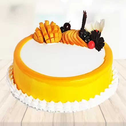 Decorative Mango Cake