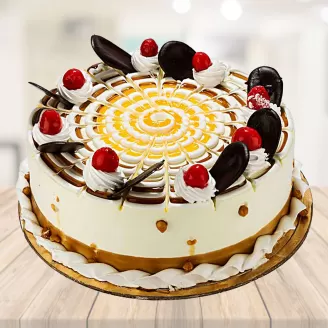 Tempting Butterscotch Cake