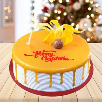 Merry Christmas Butterscotch Cake