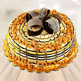 Beautiful Creamy Butterscotch Cake