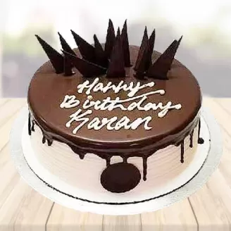 Lite Drop Chocolate Vanilla Cake