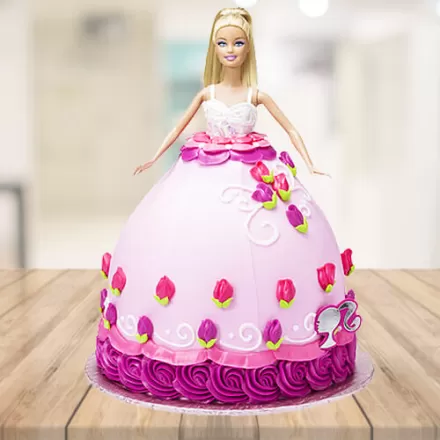  Cute Pink Doll Cake