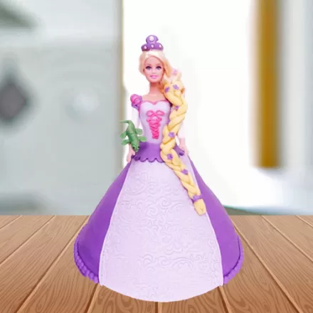 Rapunzel Fondant Princess Cake