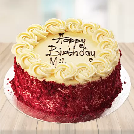 Birthday Special Red Velvet Cake