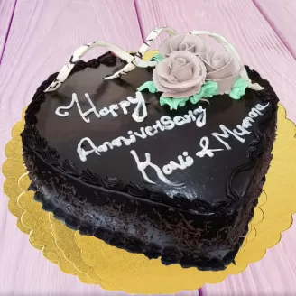 Happy Anniversary Chocolate Cake 