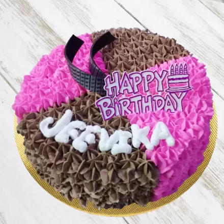 Chocolate Strawberry Birthday Cake