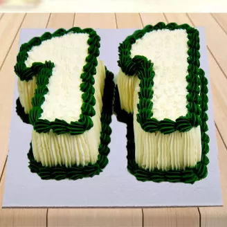 11th Birthday Special Delicious Cake