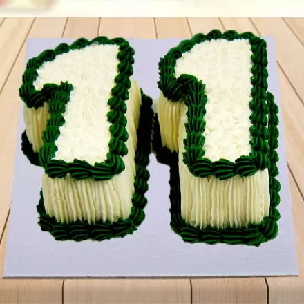 11th Birthday Special Delicious Cake