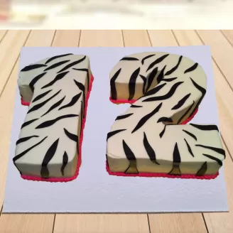 12th Birthday Special Fondant Cake