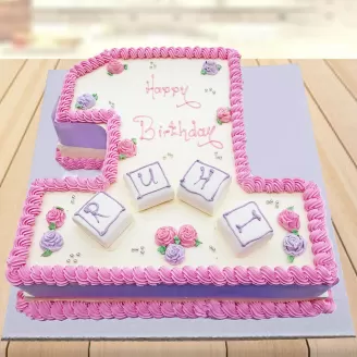 1st Birthday Cake for Girl