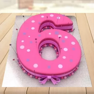 6th Birthday Special Fondant Cake
