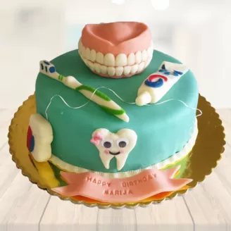 Dentist Fondant Cake