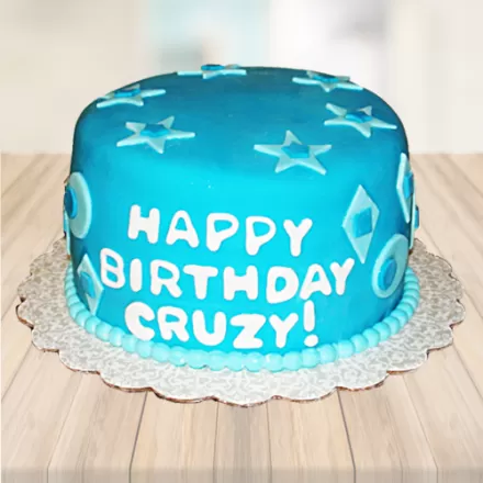 Happy Birthday Fondant Cake