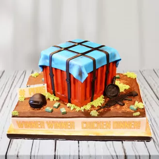 Kids Special Pubg Fondant Cake