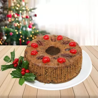 Merry Christmas Plum Cake