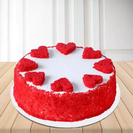 Valentine's Day Red Velvet Cake