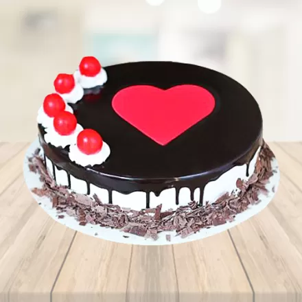 Special Red Heart Cake