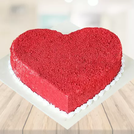 Heart Shape Red Velvet Cake