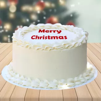 Christmas Special Vanilla Cake