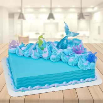 Dolphin Vanilla Cake