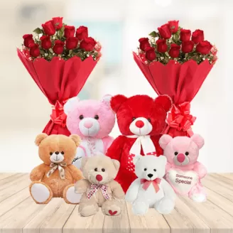 Hug Your Love With Teddies