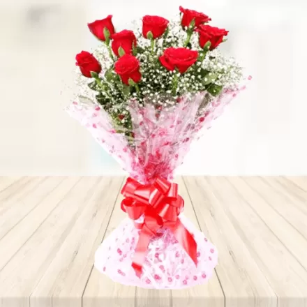 10 Red Roses Bouquet