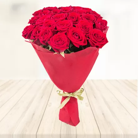 25 Red Roses Bouquet