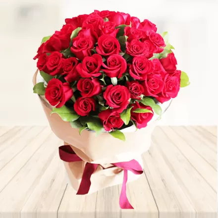 30 Red Roses Bouquet