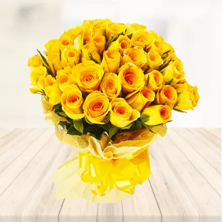 35 Yellow Roses Bouquet