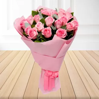 Perfect Love of 20 Pink Roses