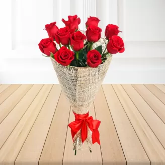 11 Red Roses Bouquet