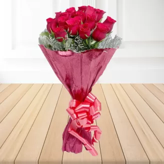 Elegant 15 Roses Bouquet