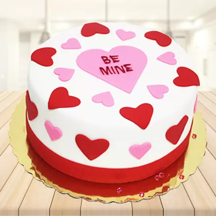 Be My Valentine Fondant Cake