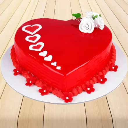 Sweet Red Heart Cake | Buy Shape Online