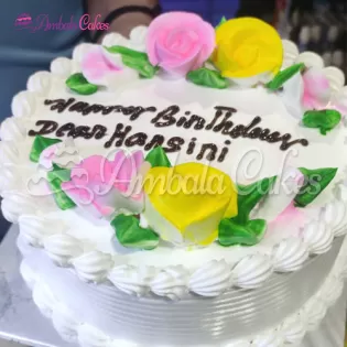 1Kg Vanilla Cake delivered in Saha