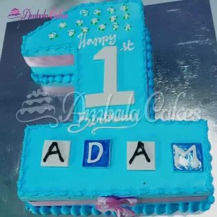 1st Birthday Cake For Boy Delivered In Barara