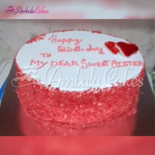 Simple Red-velvet Cake 500 Gm Jagadhari