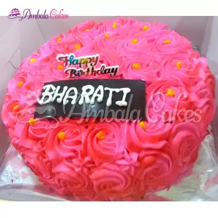 Rose cake delivered in Naraingarh