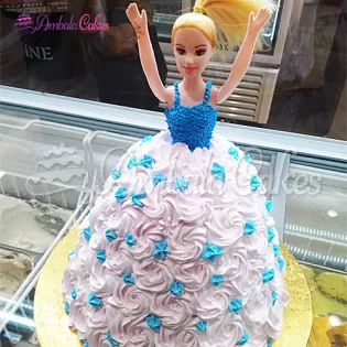 Barbie Doll Cake delivered in Lalru